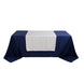 White Premium Scuba Polyester Wide Table Runner, Wrinkle Free Trade Show Table Runner#whtbkgd