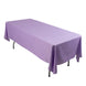 60"x102" Lavender Lilac Premium Scuba Wrinkle Free Rectangular Tablecloth, Scuba Polyester Tableclot