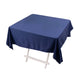 54" Navy Blue Premium Scuba Wrinkle Free Square Tablecloth, Scuba Polyester Tablecloth