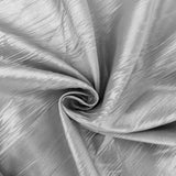 54inch x 10 Yards Silver Accordion Crinkle Taffeta Fabric Bolt#whtbkgd