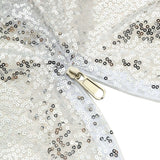 Metallic Silver Sparkle Sequin Hexagon Wedding Arch Cover, Shiny Shimmer Backdrop Stand Cover