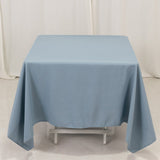 70"x70" Dusty Blue Premium Polyester Square Tablecloth - 220GSM