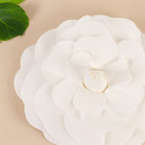 2 Pack | 20Inch Large White Real Touch Artificial Foam DIY Craft Roses