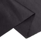 Premium Black Scuba Polyester Fabric Bolt, Wrinkle Free DIY Craft Fabric Roll