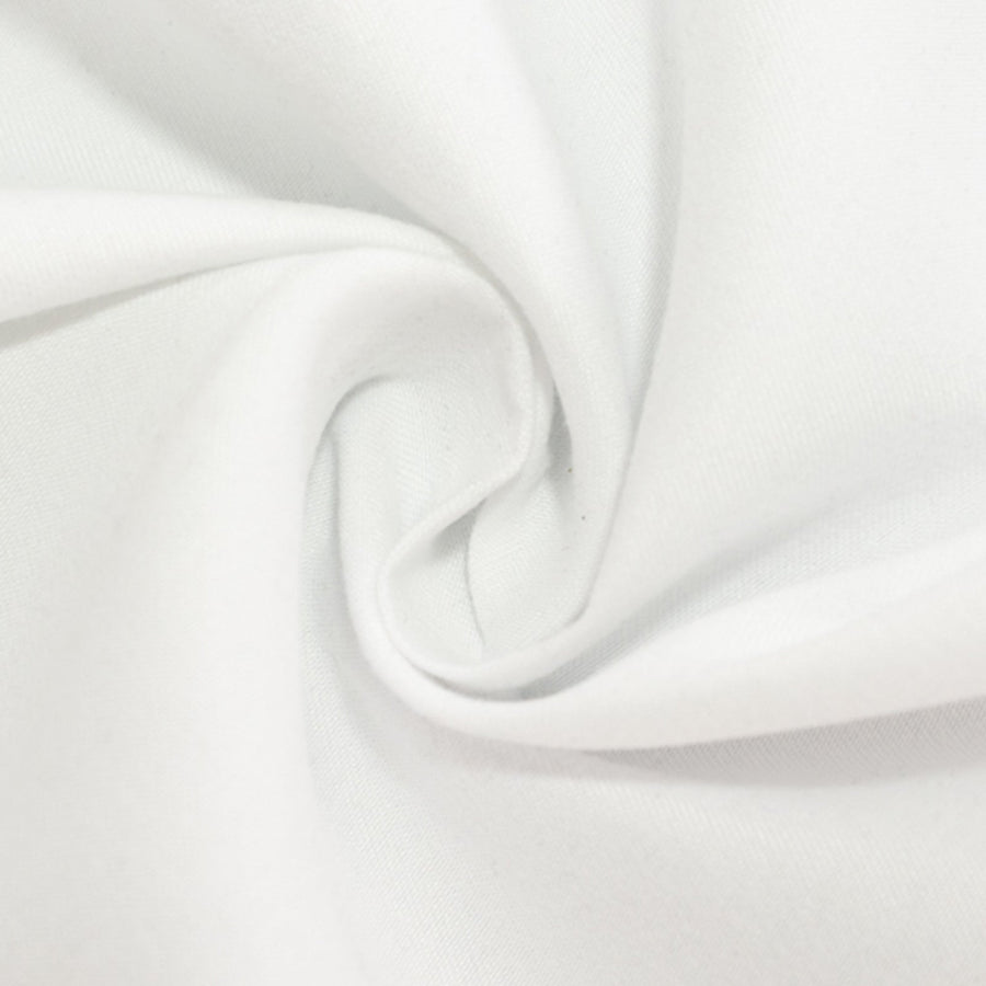 Cotton Blend 90"x156" Rectangle Tablecloth White - Seamless Wrinkle-Resistant Design for Grand Gatherings
