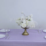 5 Pack Lavender Lilac Rectangle Plastic Table Covers, PVC Waterproof Disposable Tablecloths