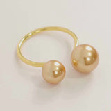 10 Pack Gold Pearl Metal Napkin Holders Dining Table Decor, Elegant Round Wedding Napkin Rings