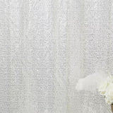 Silver sequin backdrop curtain for events and photo booths, 5ft x 12ft.