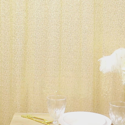 Gold sequin backdrop curtain for events and photo booths.