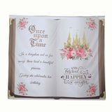 8ftx8ft Fairy Tale Book Vinyl Photography Backdrop, Once Upon a Time Princess Theme Party#whtbkgd