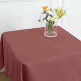 Cinnamon Rose Polyester Square Tablecloth 54"x54"