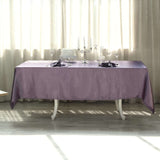 60"x102" Violet Amethyst Smooth Satin Rectangular Tablecloth