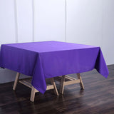 Purple Polyester Square Tablecloth 70"x70"