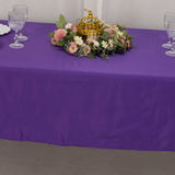 60"x102" Purple Lamour Satin Rectangle Tablecloth