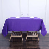 Purple Polyester Square Tablecloth 70"x70"