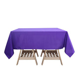 Purple Polyester Square Tablecloth 70"x70"