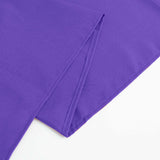 72"x120" Purple Polyester Rectangle Tablecloth, Reusable Linen Tablecloth