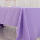 60x126inch Lavender Lilac Seamless Premium Polyester Rectangular Tablecloth - 220GSM