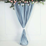 8ft Dusty Blue Premium Velvet Backdrop Stand Curtain Panel, Drape