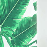 8ftx8ft Green/White Tropical Palm Leaf Print Vinyl Photo Backdrop