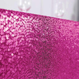 90"x156" Fuchsia Premium Sequin Rectangle Tablecloth