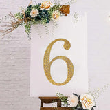 8inch Gold Decorative Rhinestone Number Stickers DIY Crafts - 6