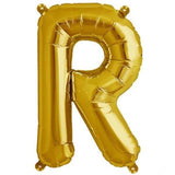 13inch Matte Gold Mylar Foil Letter  Balloons