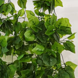 3-Pack Hanging Bush Vines - 3ft Artificial Greenery, Cottonwood Leaves for Walls, Arches & Event