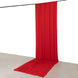 Red 4-Way Stretch Spandex Photography Backdrop Curtain with Rod Pockets, Drapery Panel