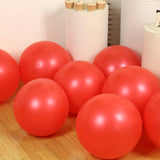 10 Pack Red Biodegradable Balloons, 18" Thickened Extra Strong Eco-friendly Latex Helium Party