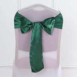 5 pack | 6 x 106 Hunter Emerald Green Satin Chair Sash