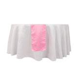 12x108inch Pink Lamour Satin Table Runner