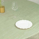 90inch x 90inch Sage Green Accordion Crinkle Taffeta Square Table Overlay