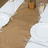 12inch x 108inch Taupe Seamless Satin Table Runner