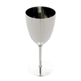 6 Pack | Silver 8oz Plastic Wine Glasses, Disposable Wine Goblets