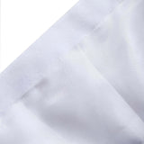 14ft 5-Tier White Chiffon Ruffled Tutu Wedding Table Skirt with Satin Backing