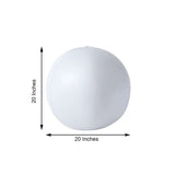 20inch Floating Pool Light Up Ball, Inflatable Outdoor Garden Lights With Remote - 13 RGB Colors