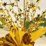 6 Pack Metallic Gold Star Foil Spray Centerpiece Table Decoration