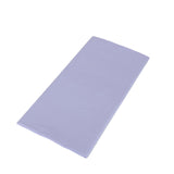 5 Pack Lavender Lilac Rectangle Plastic Table Covers, PVC Waterproof Disposable Tablecloths