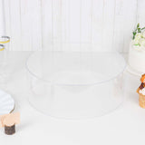 14inch Round Acrylic Transparent Fillable Display Box Cake Stand