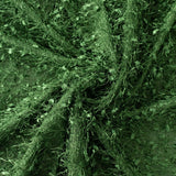 8ftx8ft Green Fringe Shag Polyester Wedding Drapery Panel, Minky Fabric Backdrop Curtain#whtbkgd