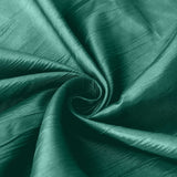 120inch Hunter Emerald Green Accordion Crinkle Taffeta Round Tablecloth