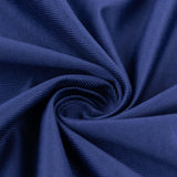 Premium Navy Blue Scuba Polyester Fabric Bolt, Wrinkle Free DIY Craft Fabric Roll