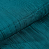 54inch x 10 Yards Peacock Teal Accordion Crinkle Taffeta Fabric Bolt