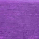 120inch Purple Accordion Crinkle Taffeta Round Tablecloth#whtbkgd