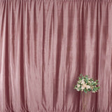 8ft Dusty Rose Premium Velvet Backdrop Curtain Panel Privacy Drape