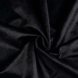 120inch Black Seamless Premium Velvet Round Tablecloth, Reusable Linen#whtbkgd