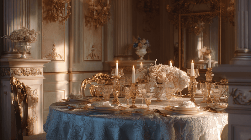 Rococo Inspired Table Decoration