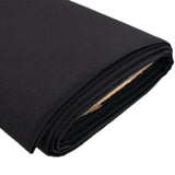 54x10 Yards Premium Polyester Black Fabric Bolt, DIY Craft Fabric Roll for Upholstery