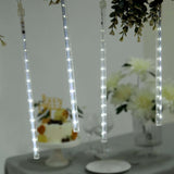 Clear LED Tube Waterproof Icicle Snow Falling Raindrop Meteor Shower Rain Light String Lights